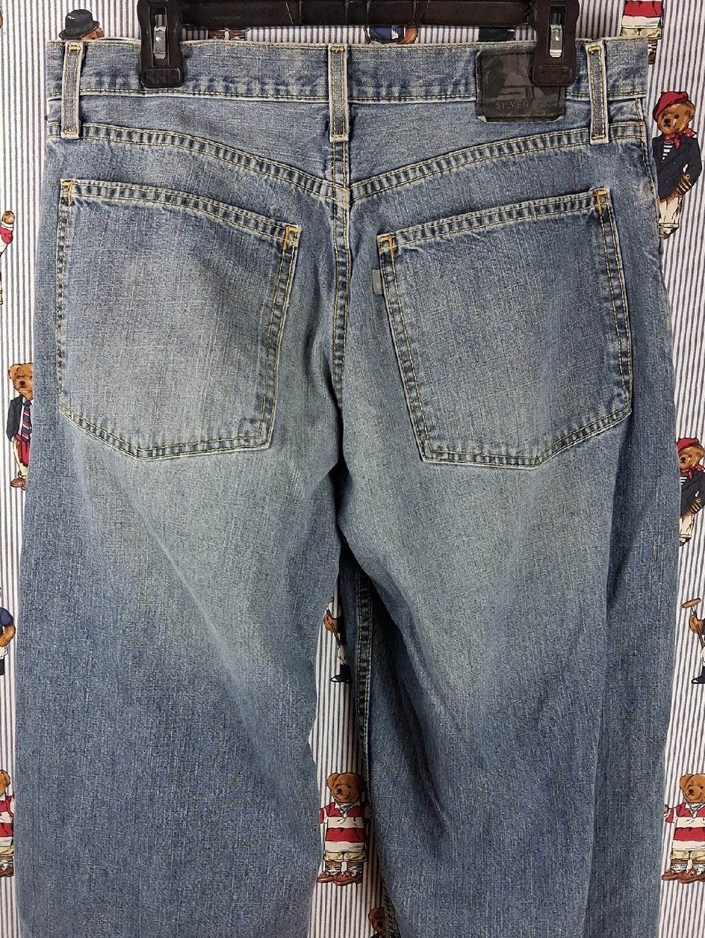 Y2k Vintage Levi's Silver Tab Baggy Fit Med Wash Fade Mens 33/34 Casual Jeans